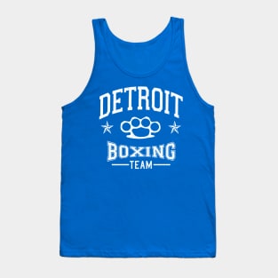 Detroit Boxing Team (vintage distressed look) Tank Top